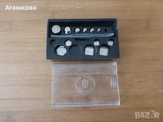 Комплект малки теглилки грамове за везна кантар 1980 г