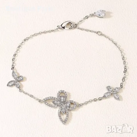 Graff гривна с камъни мойсанити