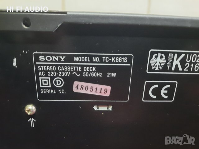 Sony TC-K661S, снимка 3 - Радиокасетофони, транзистори - 42612780