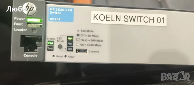  HP суич 2530-24G, снимка 3 - Суичове - 56513825