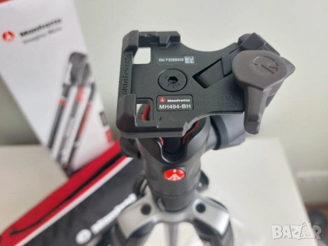 Чисто нов карбонов статив Manfrotto Advanced MKBFRTC4-BH , снимка 6 - Чанти, стативи, аксесоари - 52249724