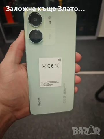 Телефон Redmi 13-C Hypes OS Clover Green
