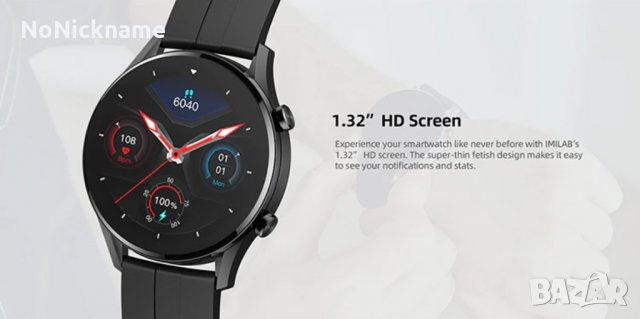 Xiaomi Imilab W12 Мъжки Смарт Часовник фитнес Smart Watch, снимка 4 - Смарт часовници - 33852711