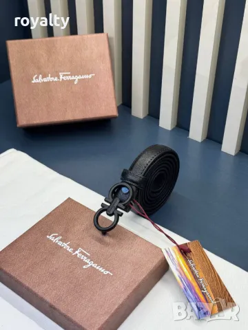 Salvatore Ferragamo естествена кожа колани , снимка 5 - Колани - 49509724