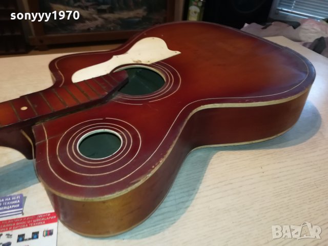 СТАРА КИТАРА ЗА РЕСТАВРАЦИЯ 2111212038, снимка 3 - Антикварни и старинни предмети - 34882292