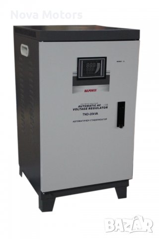 ТРИФАЗЕН Автоматичен Стабилизатор На Ток 20KW BULPOWER С LED ДИСПЛЕЙ, снимка 5 - Генератори - 39419794