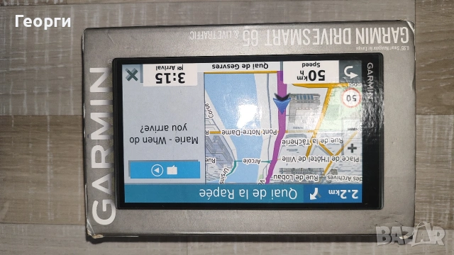 Навигация Garmin Drive Smart 65 & Live Traffic! - нов, не е ползван., снимка 7 - Аксесоари и консумативи - 53205683