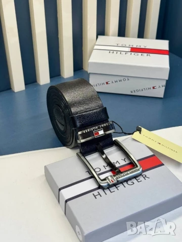 колани от естествена кожа в кутия tommy hilfiger 