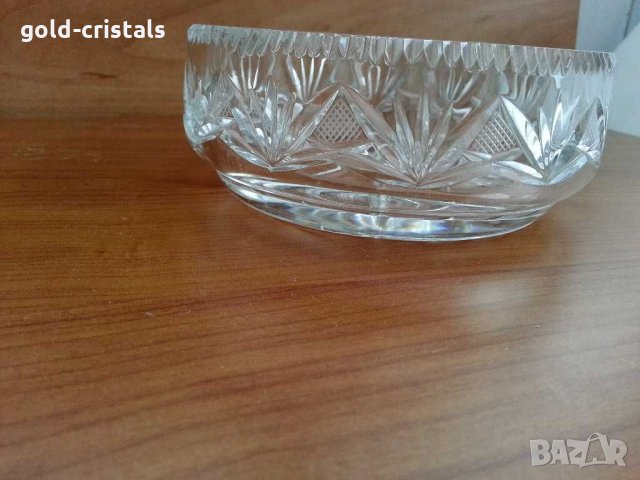  кристална купа фруктиера , снимка 5 - Антикварни и старинни предмети - 29631166