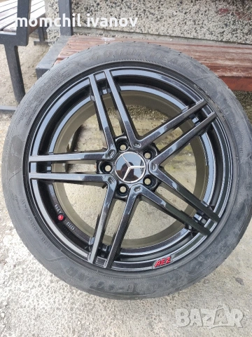 17" оригинални джанти за Мерцедес и ВАГ групата "AEZ" с гуми "GOODYEAR" 225/45, снимка 12 - Гуми и джанти - 52160096