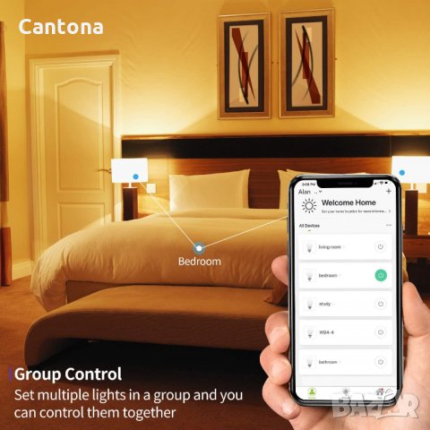 10W, 1000LM Smart Wi-Fi LED Light Bulb,Siri, Alexa, Google Home, 2700К димируема, снимка 4 - Крушки - 35155172