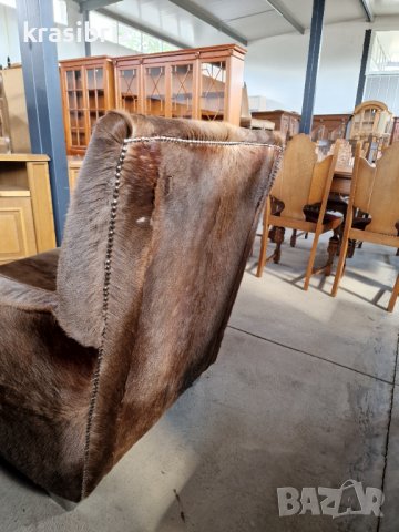 НОВИ ! УНИКАТ! Дивани Естествена Кожа с косъм Елен внос от Германия , снимка 10 - Дивани и мека мебел - 37674650