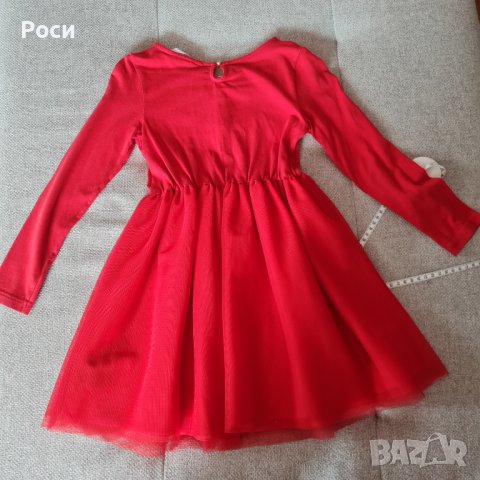 Червена рокличка , снимка 4 - Детски рокли и поли - 37605462