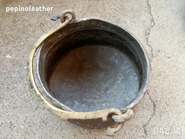 100 годишни 2 медни / бакърени котлета, снимка 7 - Антикварни и старинни предмети - 31714833