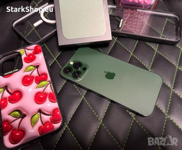 Apple iPhone 13 Pro Max 128GB Alpine Green – Отлично състояние + кейсове протектор, снимка 2 - Apple iPhone - 54089443