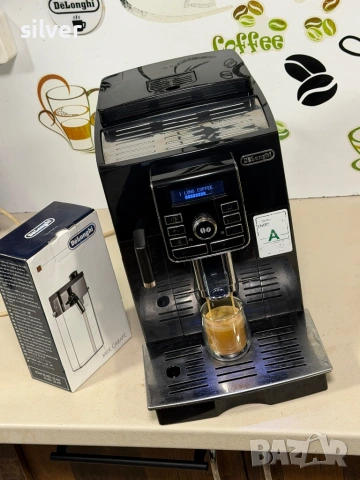 Кафемашина кафе автомат delonghi magnifica cappuccino с гаранция