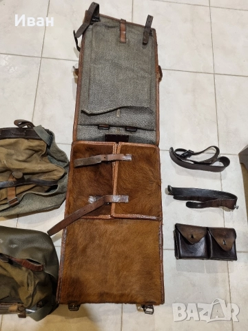 стара военна Швейцарска раница , снимка 2 - Антикварни и старинни предмети - 52978892