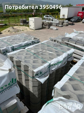 Паркинг елемент 60х40х10см, цвят сив - #Земелрок, снимка 2 - Строителни материали - 53045259