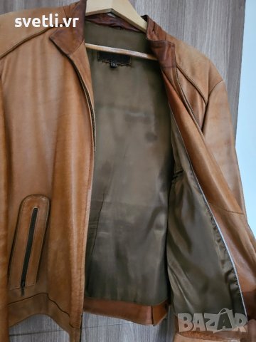кожено яке, снимка 6 - Якета - 44479348