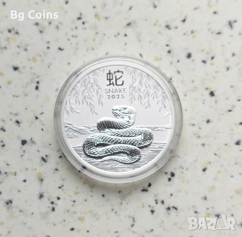 Сребро 1 OZ 2025 Змия 