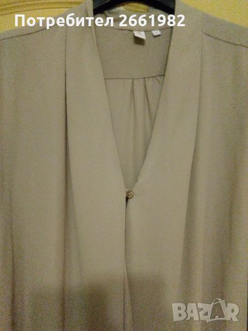 Елегантна копринена блуза с дълъг ръкав-МАКСИ, снимка 5 - Блузи с дълъг ръкав и пуловери - 29301298