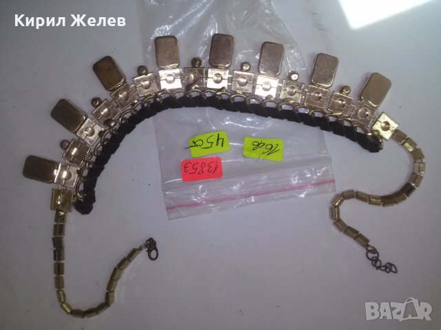 БОГАТА ОГЪРЛИЦА ПОЗЛАТА КАМЪНИ ЦИТРИН и ЦИРКОН РАЗКОШ 13853, снимка 8 - Колиета, медальони, синджири - 29771834