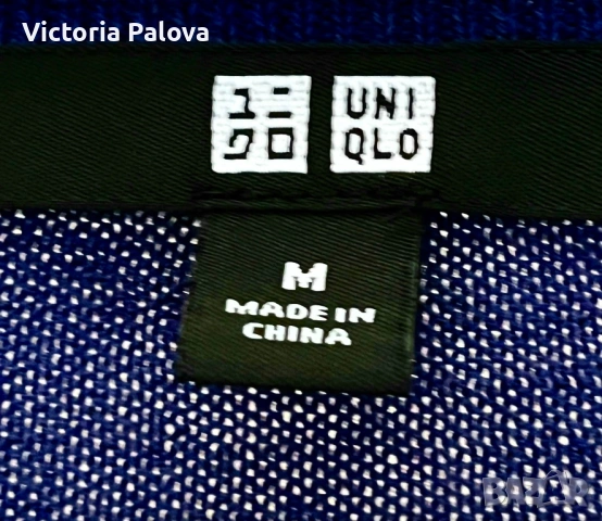 Универсален  пуловер UNIQLO 100% меринос Япония, снимка 2 - Блузи с дълъг ръкав и пуловери - 53169904