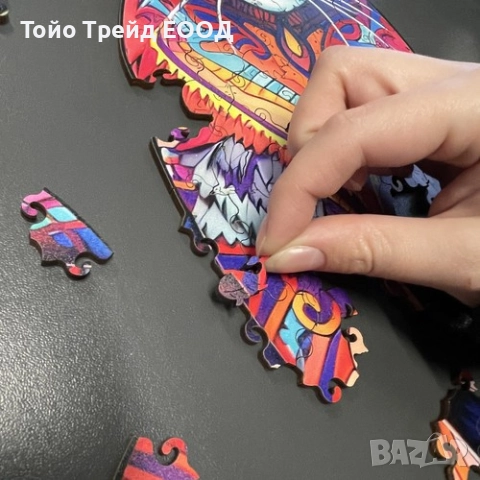 Дървен пъзел-котка, снимка 3 - Образователни игри - 52732808