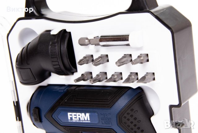 Акумулаторна отвертка и резачка 2 в 1 от Ferm CDM1146 , снимка 6 - Винтоверти - 30155265