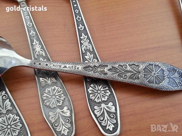Руски лъжици лъжички , снимка 4 - Антикварни и старинни предмети - 30711245