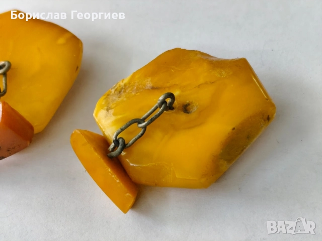 Руски кехлибар ръкавели, снимка 6 - Колекции - 52288521