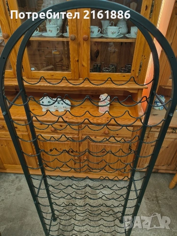 Метална стойка за 90 бутилки вино , снимка 3 - Други стоки за дома - 54096474