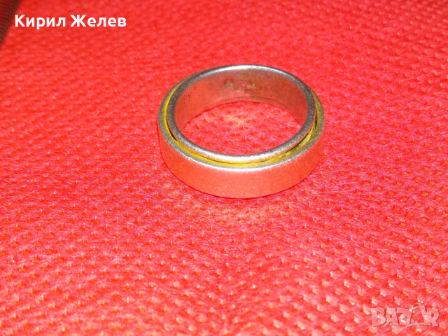 СТИЛЕН СРЕБЪРЕН ПРЪСТЕН ТИП ХАЛКА МАРКОВО СРЕБРО 925 ПРОБА РЪЧНА ИЗРАБОТКА 43797, снимка 6 - Пръстени - 44610530