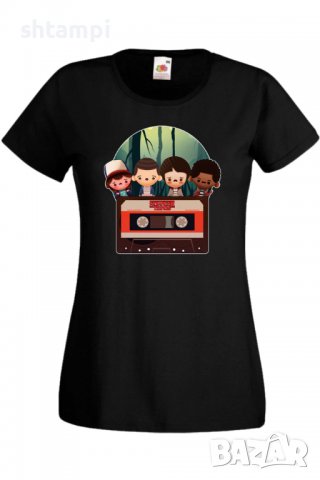 Дамска Тениска Stranger Things 4,Филм,Сериал,, снимка 2 - Тениски - 37314691