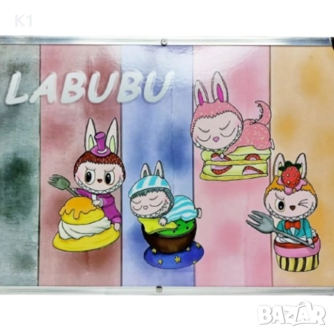 Куфар на Лабубу с много аксесоари за рисуване Labubu, снимка 2 - Образователни игри - 52517112