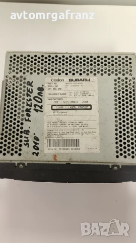 86201SC400 РАДИО SUBARU FORESTER 2010г., снимка 2 - Части - 50712700