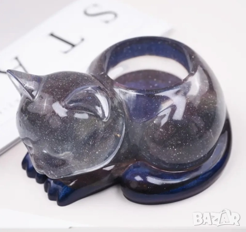 Молд кашпа котка, снимка 5 - Форми - 48789436