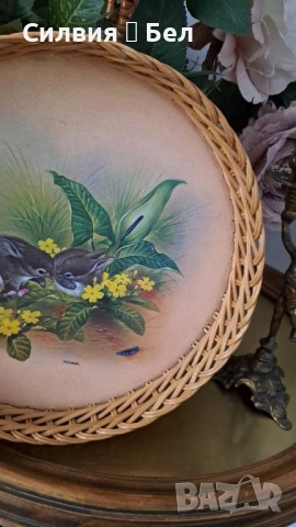 Ретро плетен панер., снимка 2 - Други - 51840875