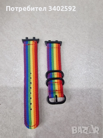 Цветна текстилна каишка за часовник 22мм, снимка 3 - Мъжки - 51924150
