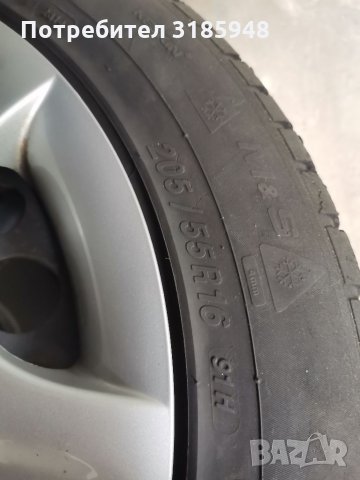 Джанти с зимни гуми Mercedes 5/112, снимка 5 - Гуми и джанти - 34222339