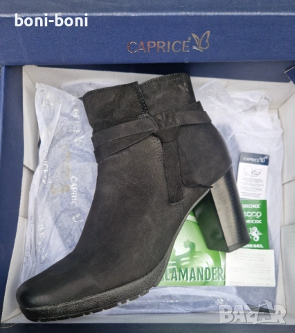 Боти естествена кожа 38.5 Caprice, снимка 2 - Дамски боти - 53293042