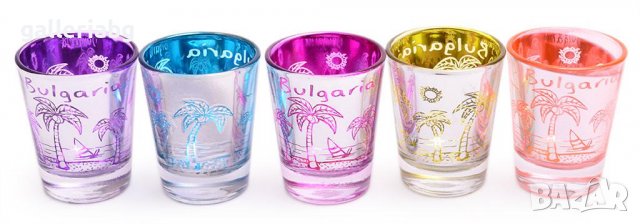 Чаша (шот) - България палми 12 бр.