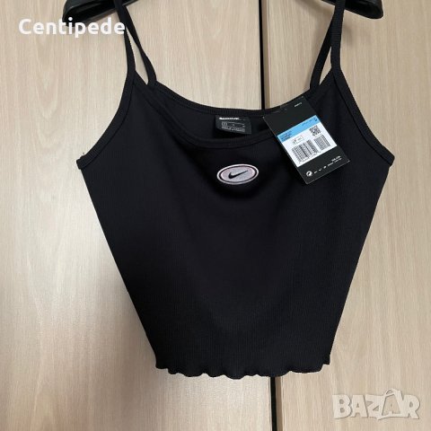 Nike crop топ, нов, оригинален, снимка 3 - Корсети, бюстиета, топове - 34449566