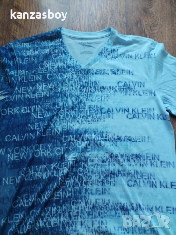 calvin klein - страхотна мъжка тениска L, снимка 3 - Тениски - 52433106