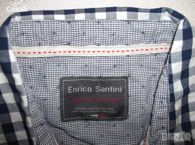 Риза ENRICO SANTINI    мъжка,ХЛ-2ХЛ
