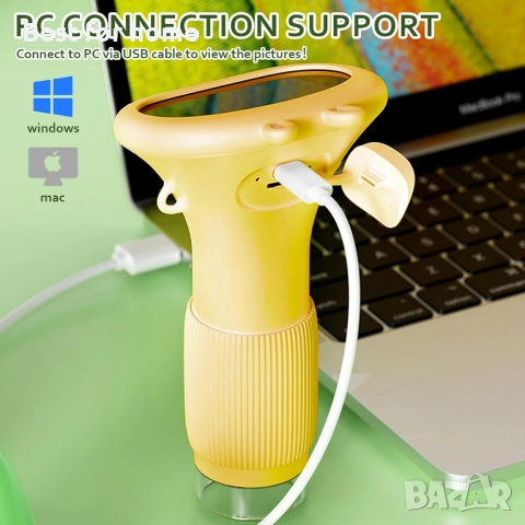 1000x цифров микроскопи за деца, 2-инчов екран  и копче за регулиране, снимка 6 - Образователни игри - 52774696