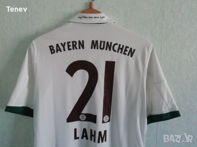 Bayern Munich Lahm Adidas 2013 2014 Away Oktoberfest оригинална тениска фланелка екип Байерн Лаам , снимка 3 - Тениски - 52826245