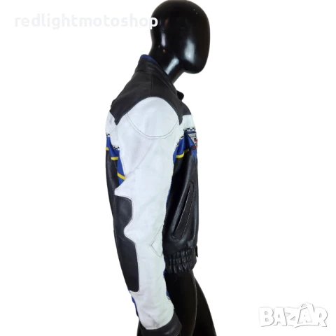 📌 5269 FLM Мъжко кожено мото яке | Размер L | 130 лв., снимка 2 - Аксесоари и консумативи - 50889128