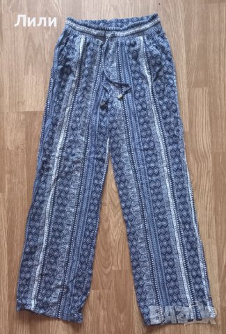 Дамски широки панталони с висока талия, снимка 5 - Панталони - 31398496