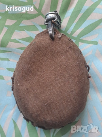 Ретро военна манерка от Българската армия, подходяща за декор, снимка 2 - Антикварни и старинни предмети - 53139318